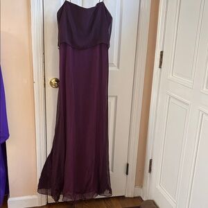 Plum Bridesmaid dress